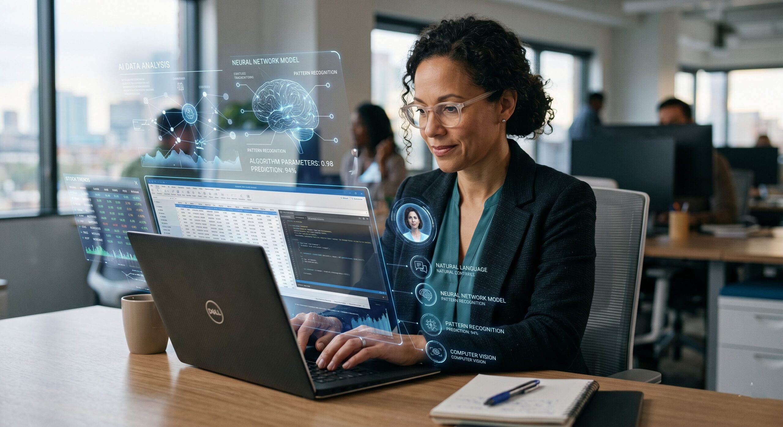 A professional professional developing a Career Strategy 2026 using digital tools.